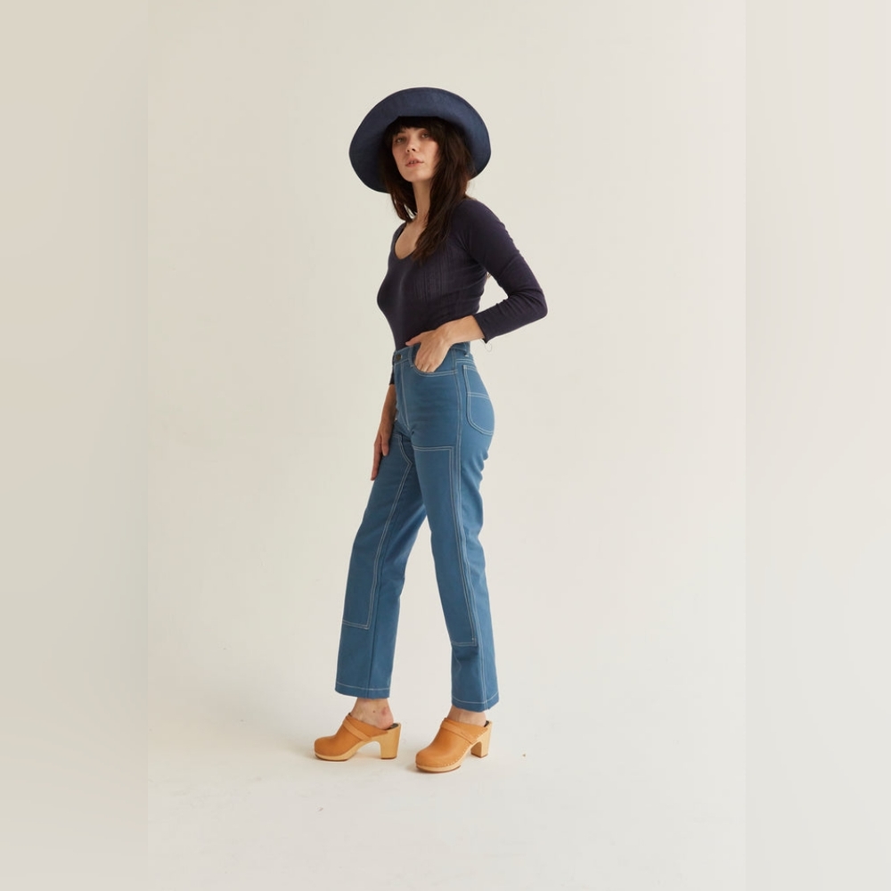 Lykke Wullf (Jem) workwear jean - french blue